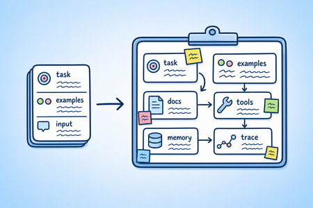 From few-shot prompt to agent context pipeline